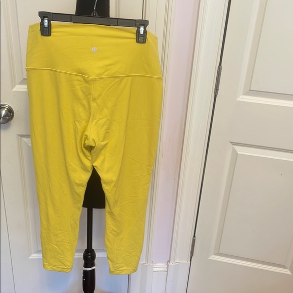 lululemon athletica Yellow Track Pants NWOT - Picture 4 of 4